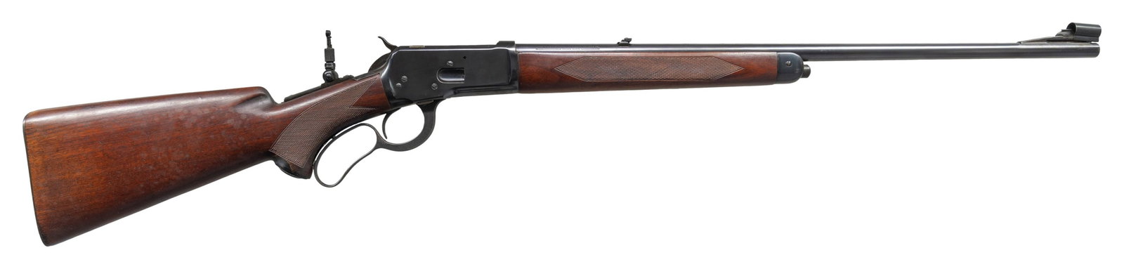 WINCHESTER 65 DELUXE STYLE LEVER ACTION RIFLE. (1 of 4)