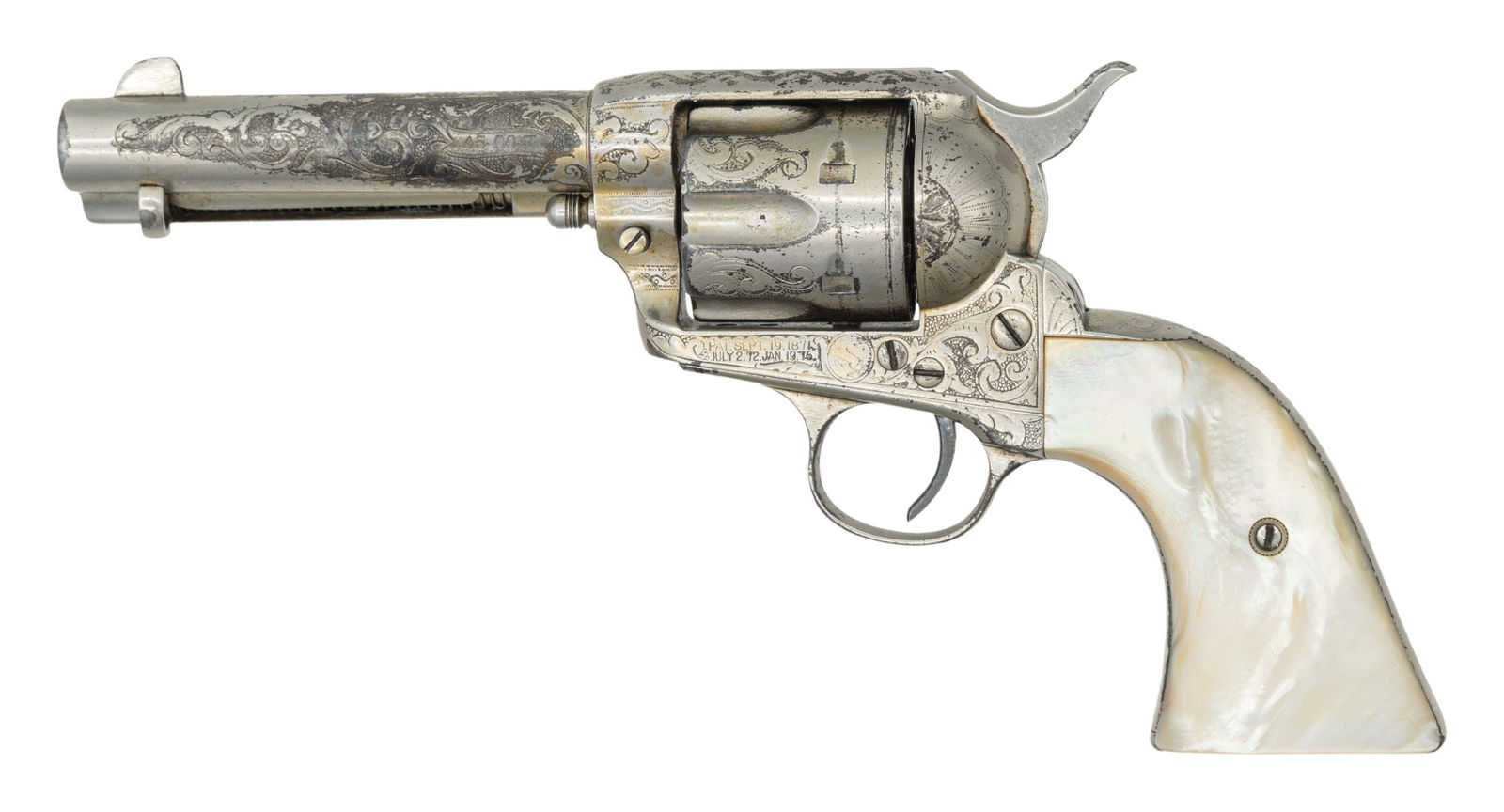 DOCUMENTED FACTORY ENGRAVED COLT FIRST GEN SAA (1 of 6)