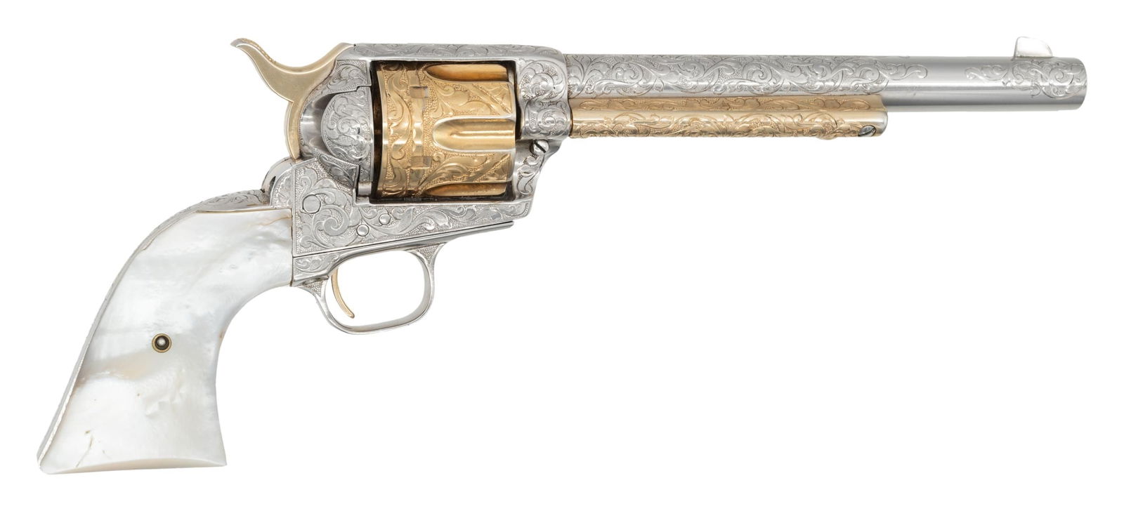 WELDON BLEDSOE ENGRAVED COLT FIRST GENERATION SAA - 2
