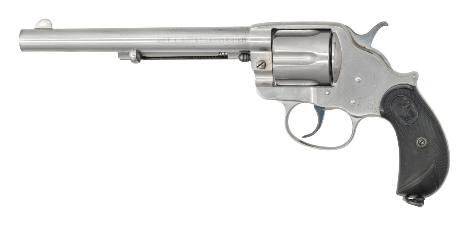 VERY NICE NICKEL PLATED COLT MODEL 1878 FRONTIER (1 of 2)