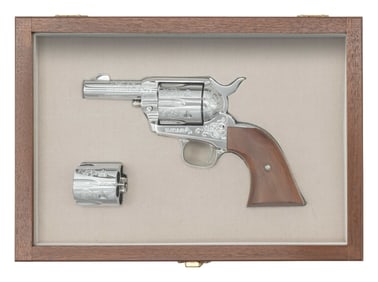 CASED FACTORY CLASS "A" ENGRAVED DUAL CALIBER COLT