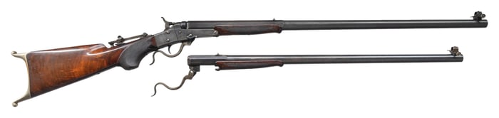 EDWARD MAYNARD MODEL 1873 DELUXE 2-BARREL SET