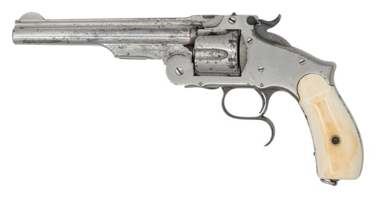 THIRD MODEL SMITH & WESSON NO. 3 RUSSIAN REVOLVER.