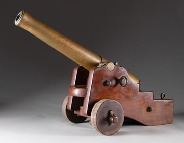 LARGE 100 POUND YATE'S PATENT BRASS BREECHLOADING