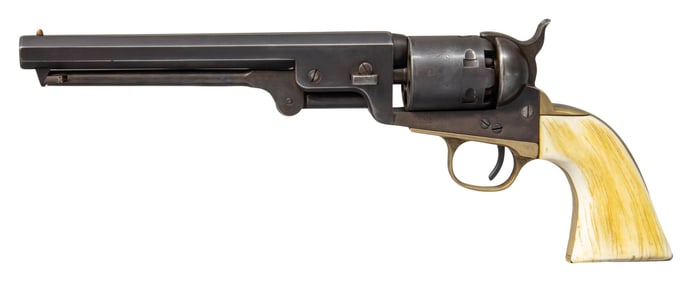 REPRODUCTION COLT MODEL 1851 NAVY STYLE REVOLVER.