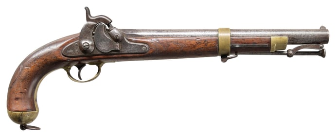 SPRINGFIELD MODEL 1855 PERCUSSION PISTOL-CARBINE.