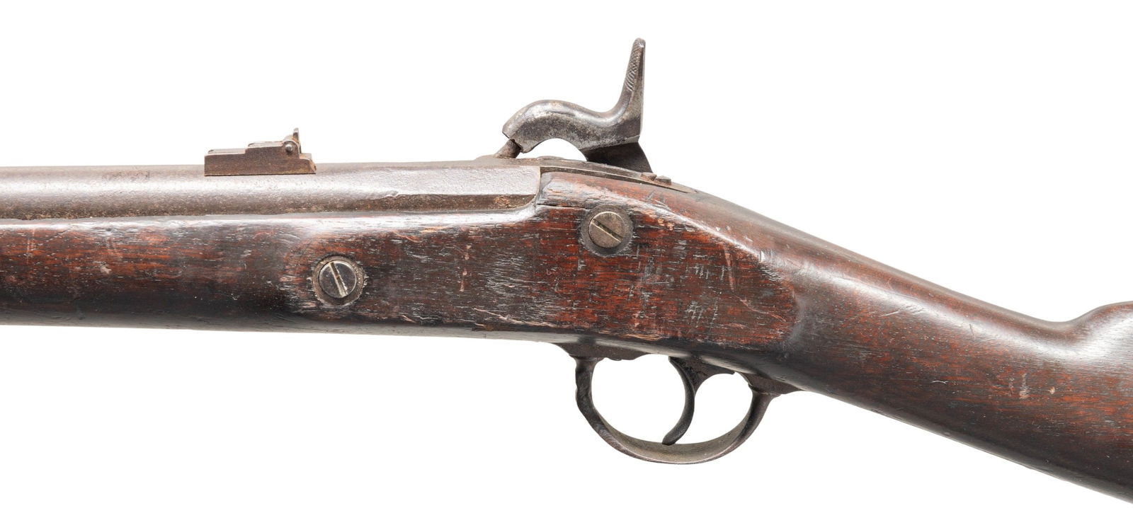 1864 DATED RICHMOND ARMORY MUZZLE LOADING CARBINE. - 4
