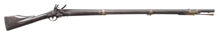 COMPOSITE NEW ENGLAND (?) FLINTLOCK MUSKET.