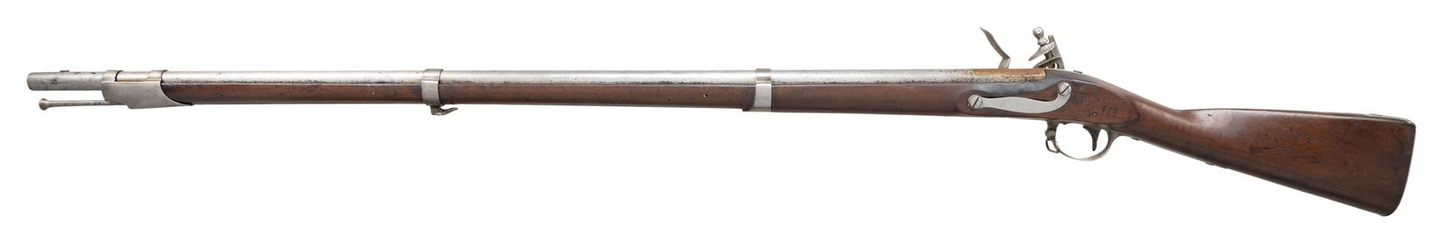 1827 DATED WATERS MODEL 1816 RECONVERTED FLINTLOCK - 2