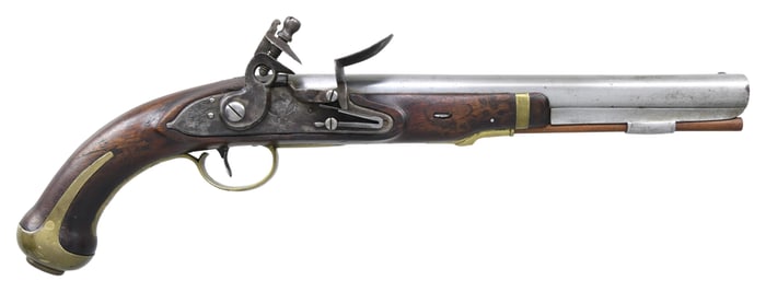 HARPERS FERRY 1805 FLINTLOCK MARTIAL PISTOL.