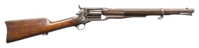 COLT MODEL 1855 ARTILLERY MODEL REVOLVING CARBINE.