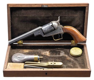 VERY FINE & RARE EARLY CASED COLT BABY DRAGOON