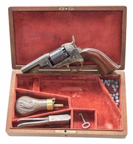 CUSTOM ENGRAVED COLT 1849 POCKET WELLS FARGO MODEL