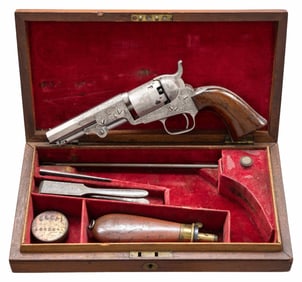 CASED CUSTOMIZED LONDON COLT MODEL 1849 POCKET