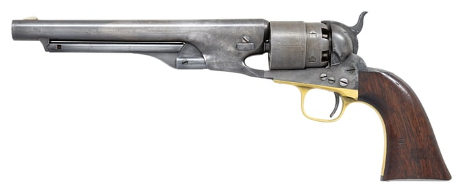 VERY EARLY CIVIL WAR MARTIAL COLT 1860 ARMY