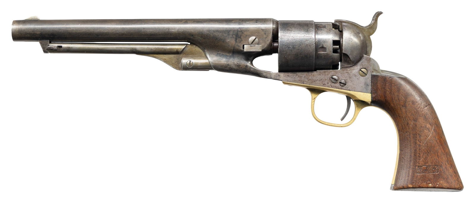 U.S. INSPECTED COLT MODEL 1860 ARMY REVOLVER. (1 of 3)
