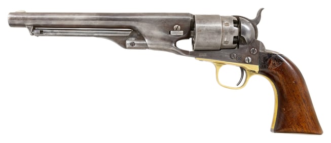CIVIL WAR COLT MODEL 1860 ARMY REVOLVER.