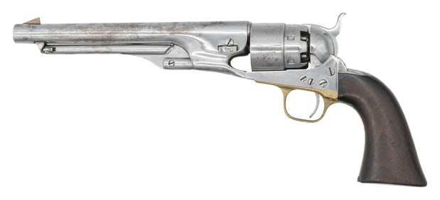 CIVIL WAR COLT MODEL 1860 ARMY REVOLVER.