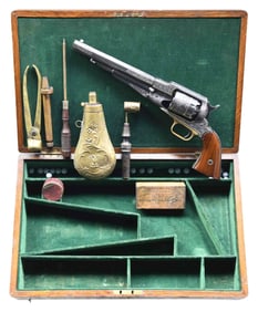 CUSTOM CASED & ENGRAVED REMINGTON NEW MODEL ARMY