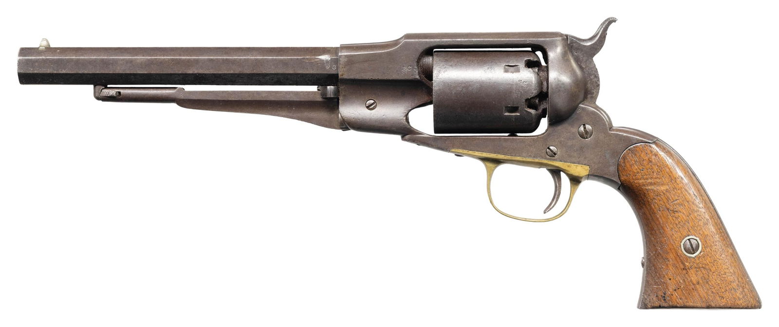 REMINGTON US MARKED 1861 NAVY REVOLVER. (1 of 2)