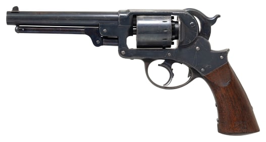 VERY FINE CIVIL WAR STARR DOUBLE ACTION REVOLVER.