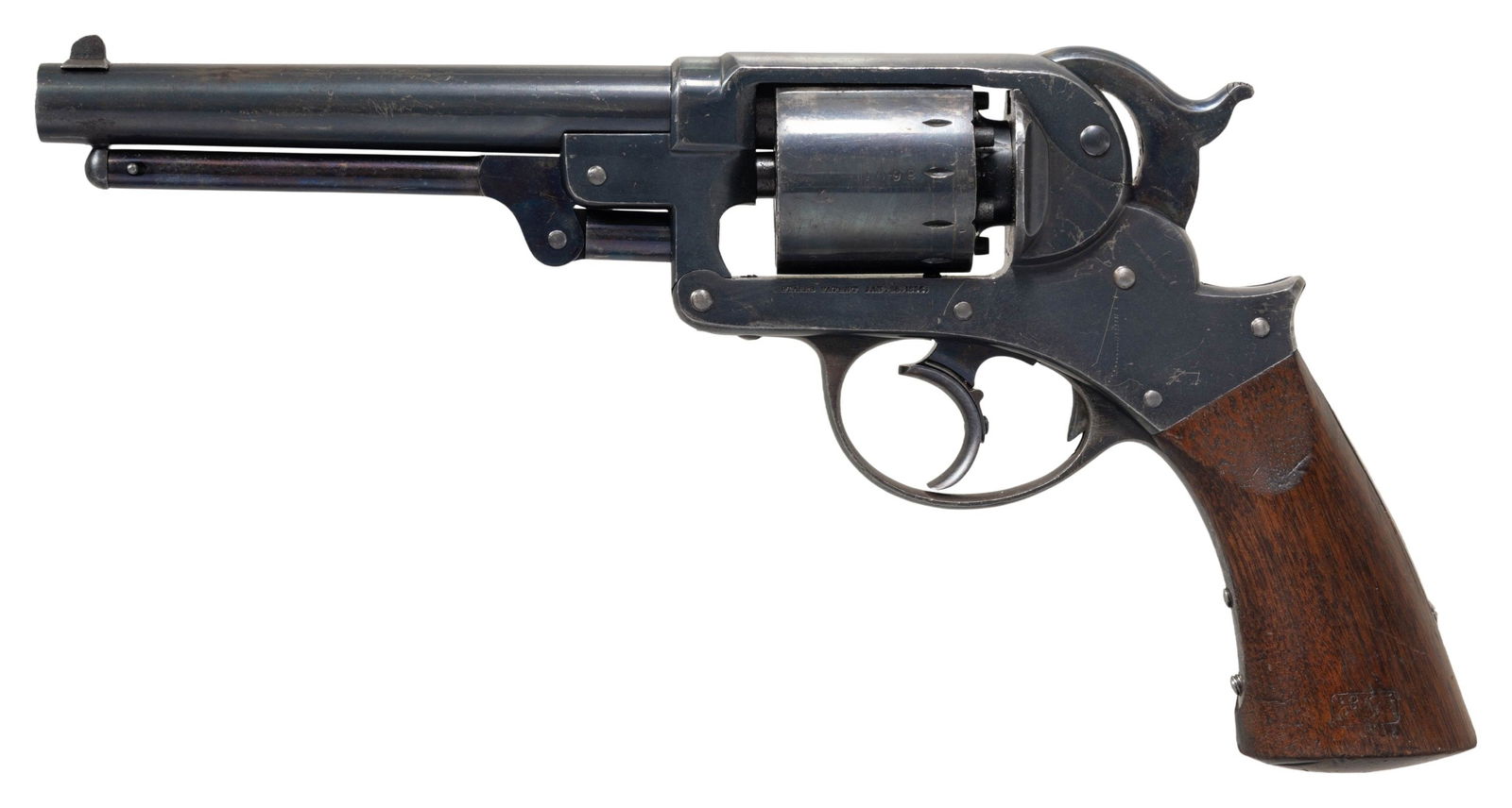 VERY FINE CIVIL WAR STARR DOUBLE ACTION REVOLVER. (1 of 2)