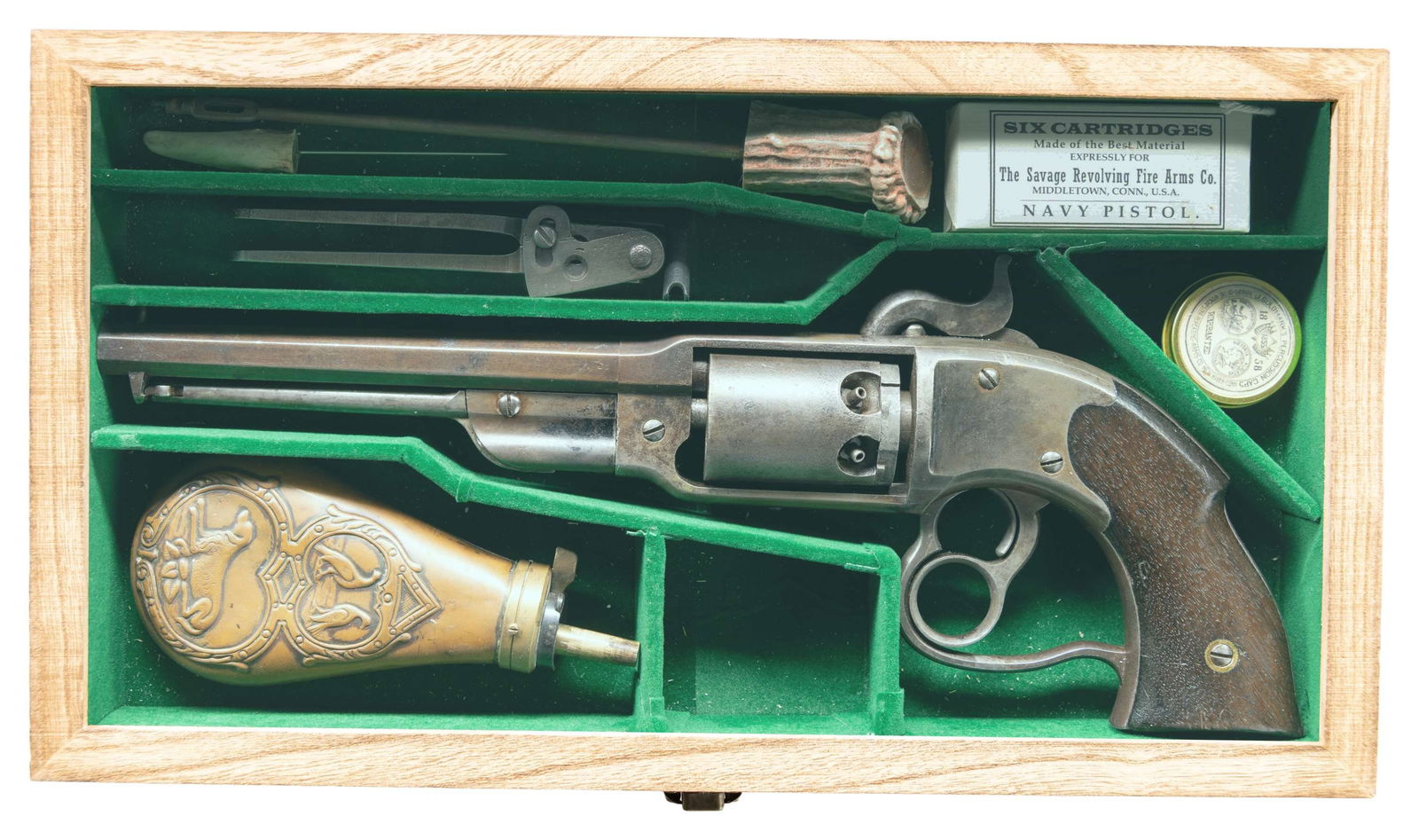 SAVAGE REVOLVING FIRE-ARMS CO. NAVY MODEL (1 of 2)