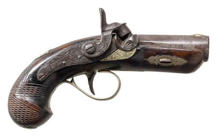 PUBLISHED HENRY DERINGER SINGLE SHOT PISTOL.