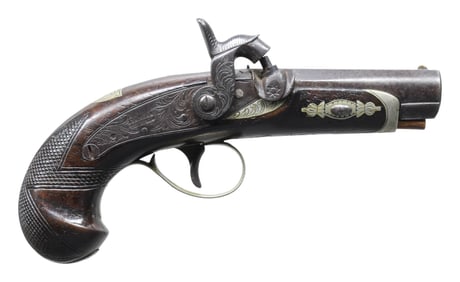 HENRY DERINGER SINGLE SHOT PISTOL.