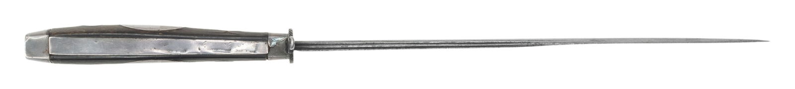 EARLY AMERICAN SILVER MOUNTED DAGGER. - 5