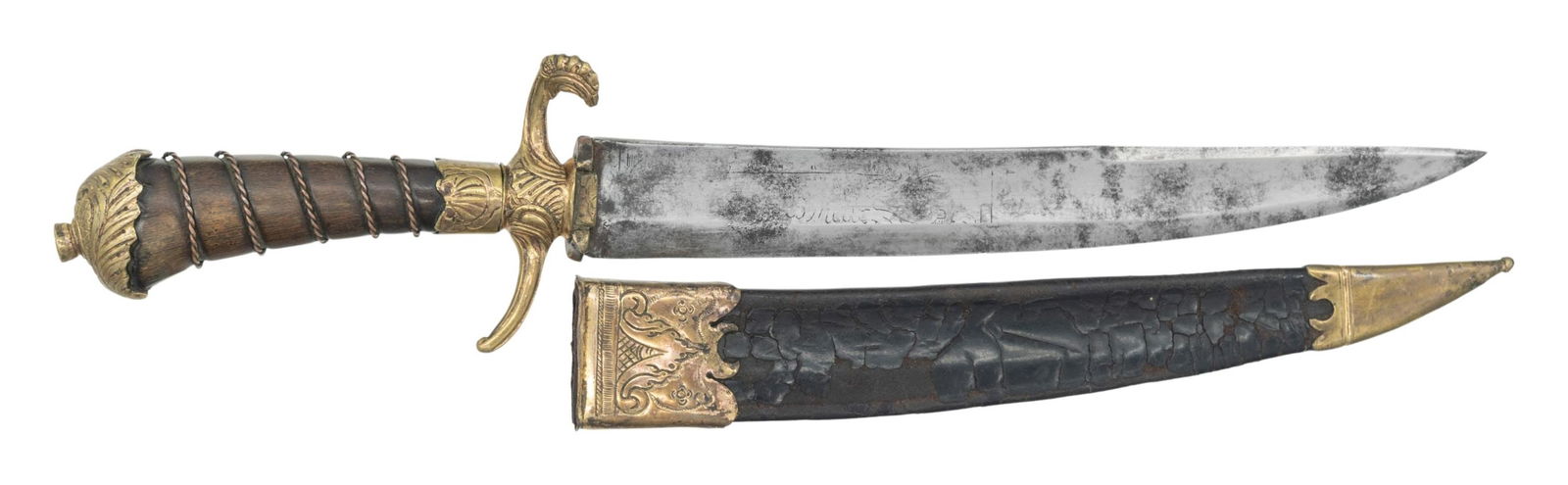 18th CENTURY SIDE KNIFE ADAPTED FROM A HUNTING (1 of 2)