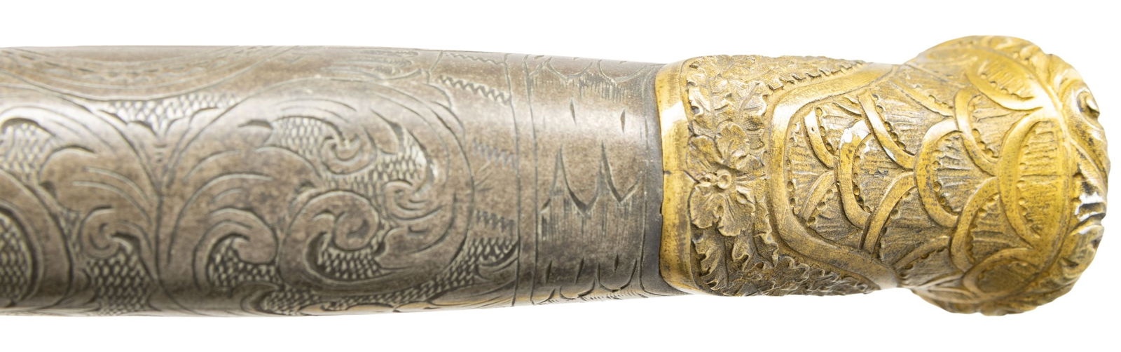 EXCEPTIONAL SILVER GRIP PRESENTATION SWORD OF LT. - 4