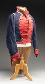 FEDERAL PERIOD US MILITIA INFANTRY UNIFORM.