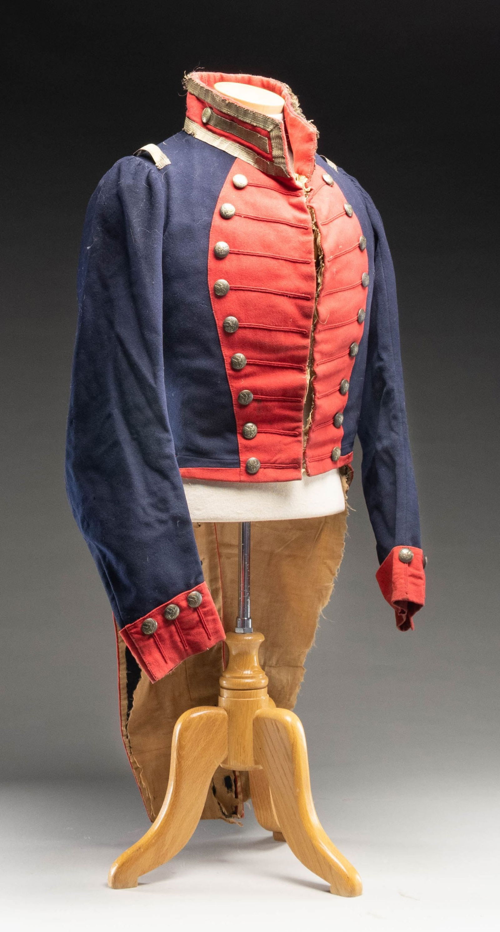 FEDERAL PERIOD US MILITIA INFANTRY UNIFORM. (1 of 7)