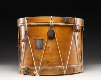 RARE & FINE CIVIL WAR REGIMENTAL DRUM, 9TH VERMONT