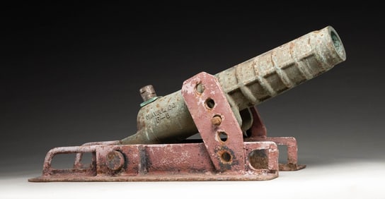 WAFFLE PATTERN LIFESAVING CANNON.