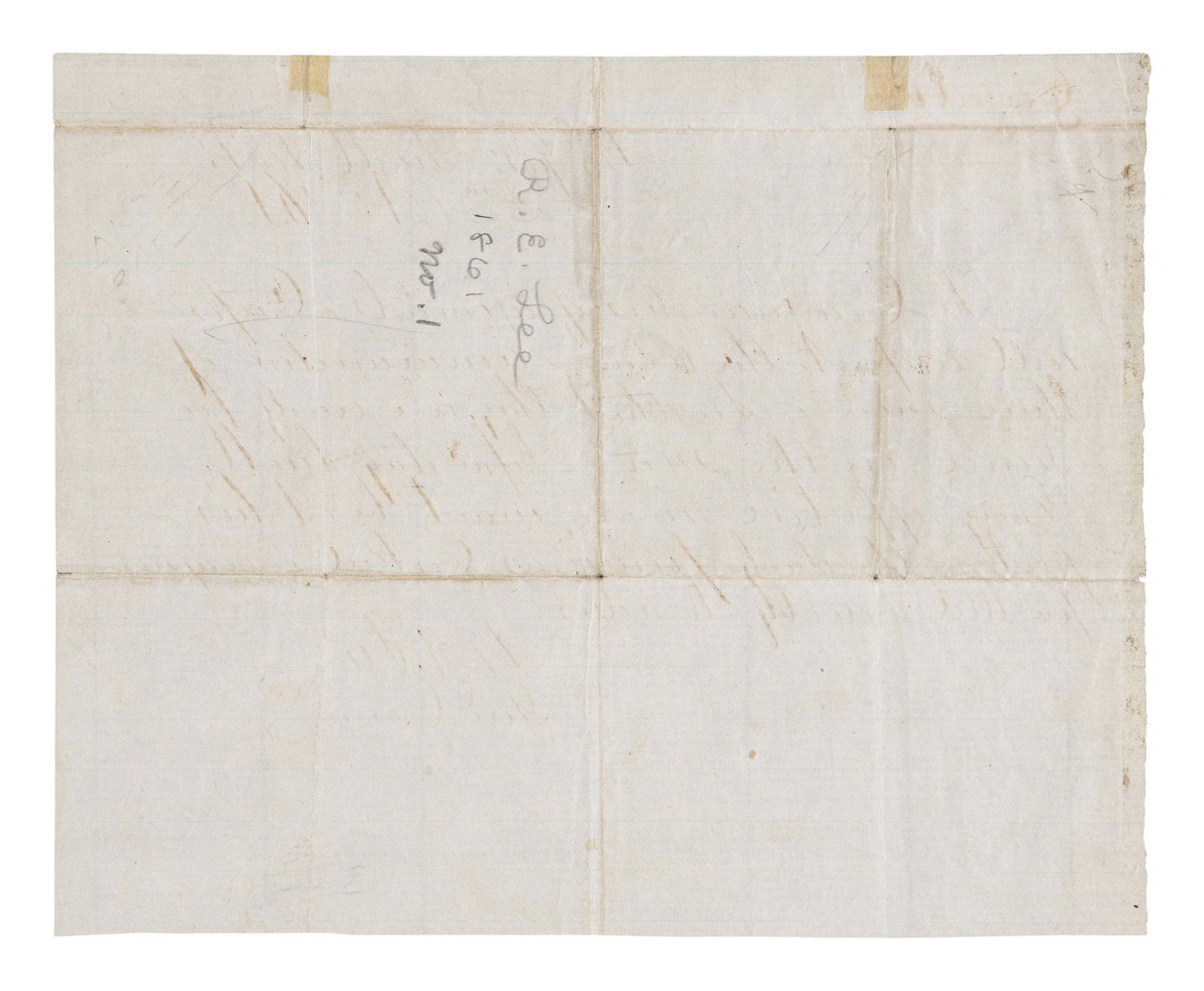 WARTIME ROBERT E LEE SIGNED MANUSCRIPT CIRCULAR. - 2