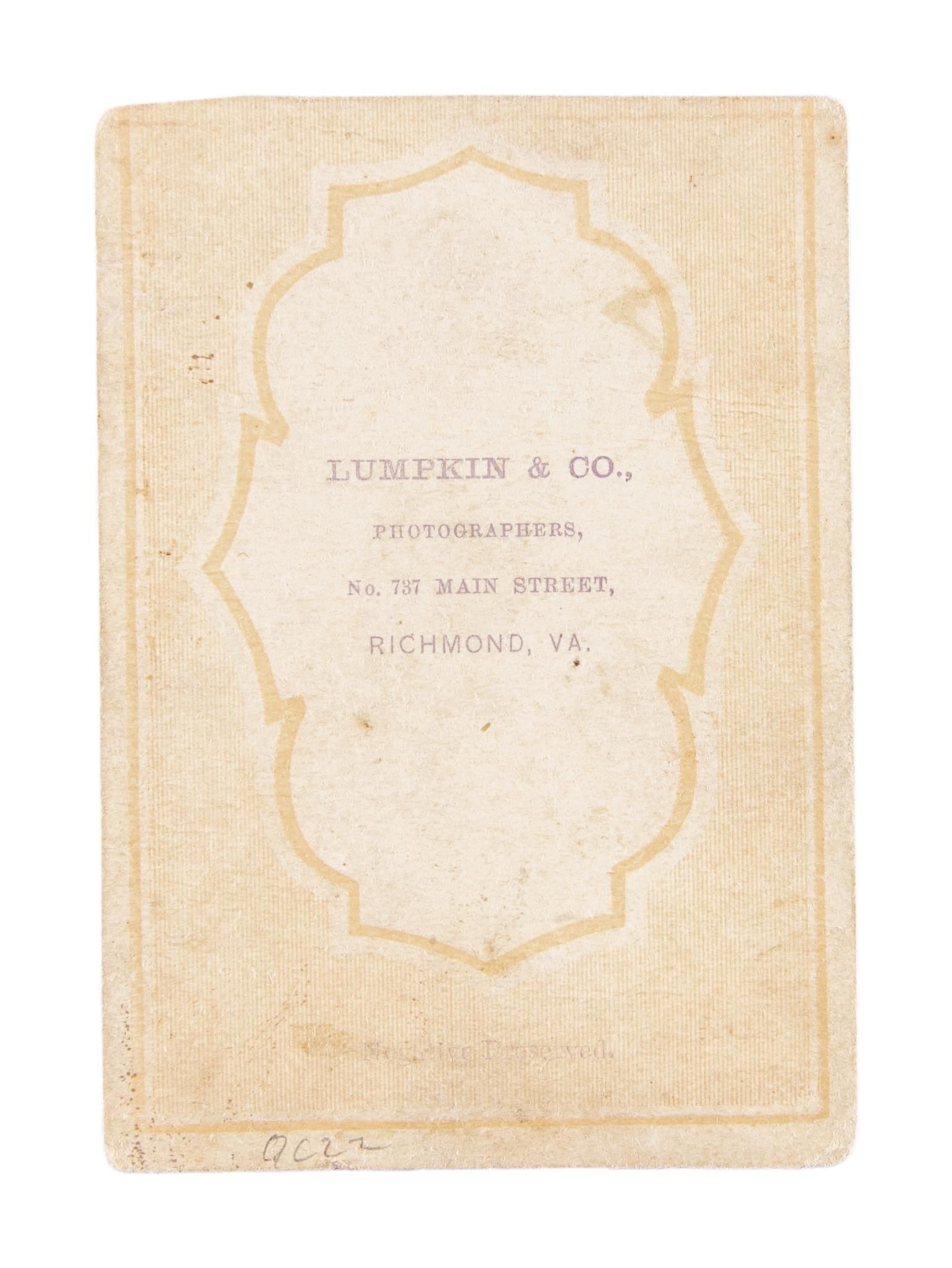 ROBERT E LEE IN UNIFORM SIGNED CDV. - 2