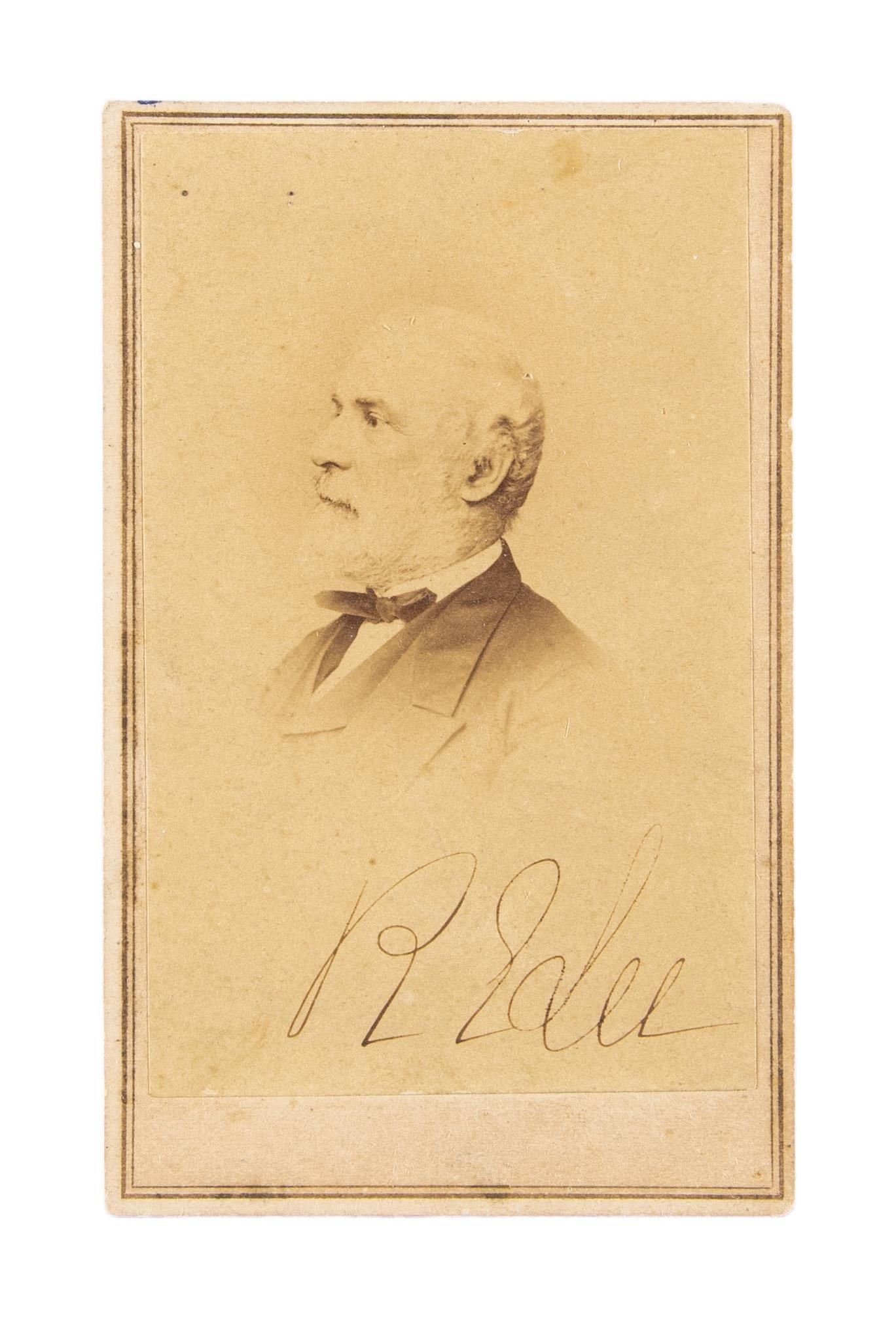FINE ROBERT E LEE SIGNED CDV. (1 of 2)