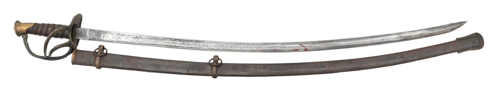 FAKE MCELROY CAVALRY OFFICERS SABER. (1 of 2)