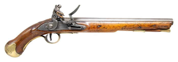 GOOD BRITISH MODEL 1801 SEA SERVICE FLINTLOCK