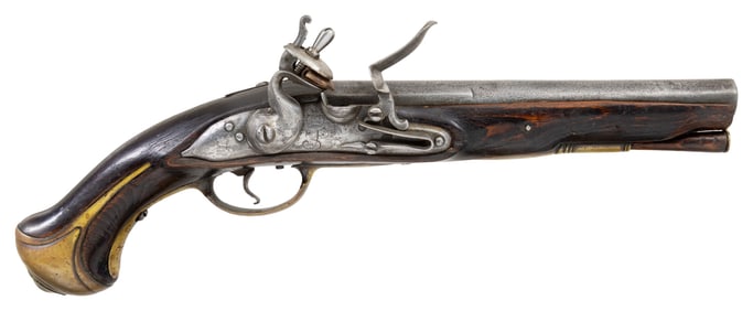 DUTCH MODEL 1753 FLINTLOCK PISTOL.