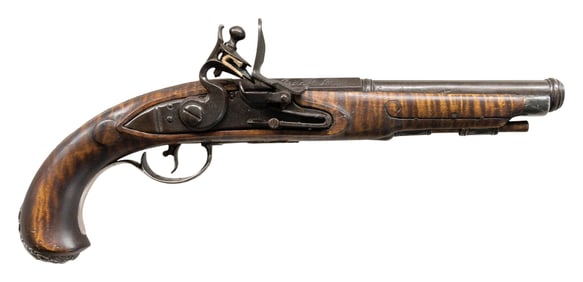 J. P. BECK MARKED RESTOCKED FLINTLOCK