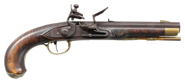 HOMER DANGLER CONTEMPORARY FLINTLOCK PISTOL.