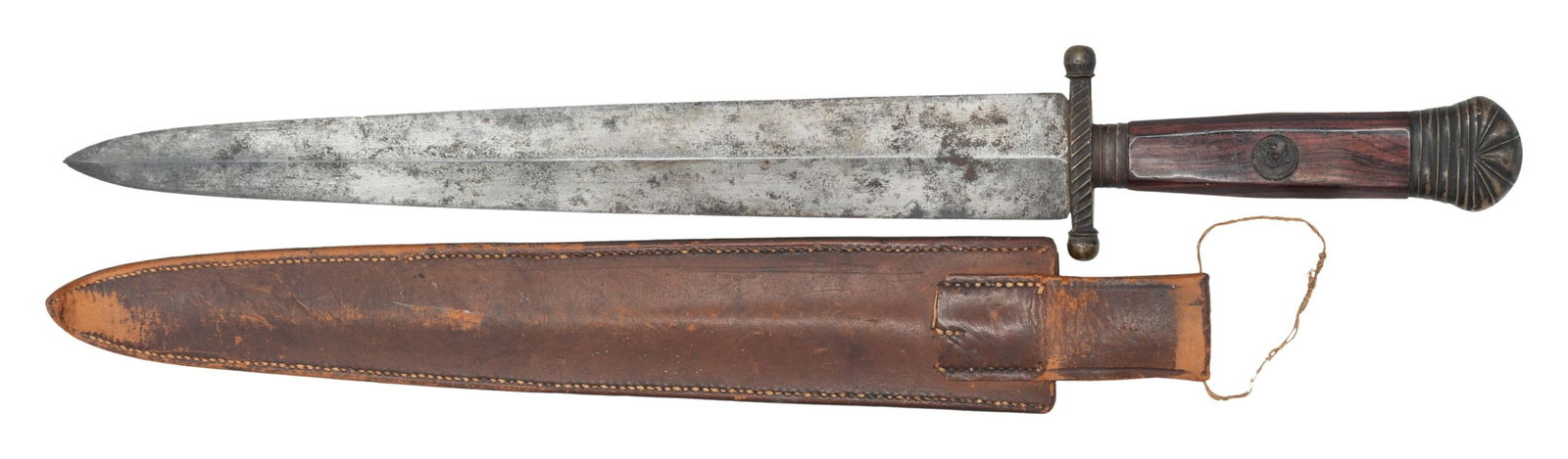 PUBLISHED IMPRESSIVE & MASSIVE 19TH CENTURY DAGGER - 2