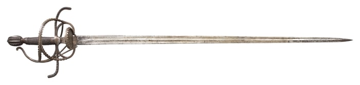 FEUROPEAN SWEPT HILT BROADSWORD.