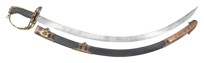 BRITISH PATTERN 1803 INFANTRY OFFICER'S SABER.