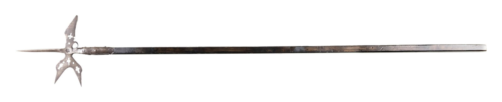 17th - 18th CENTURY EUROPEAN HALBERD. (1 of 2)