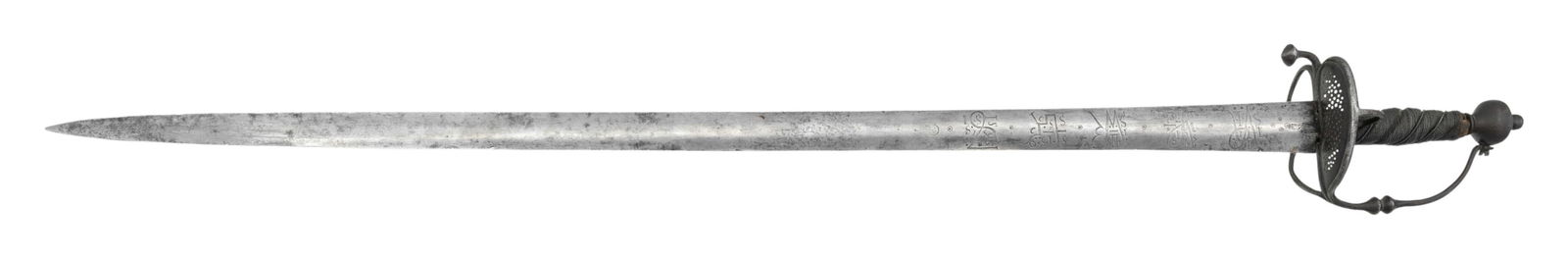 INTERESTING DUTCH WALLOON BROADSWORD. - 2