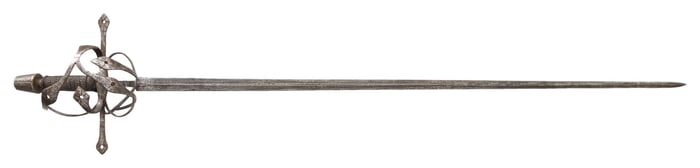 COMPOSITE SWEPT HILT BROAD SWORD SWORD.